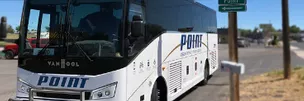 Motorcoach on the POINT bus line