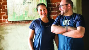 (C) John Valls - Gabrielle Quiñónez Denton + Greg Denton focus on hospitality and excellent food at Ox and Bistro Agnes.